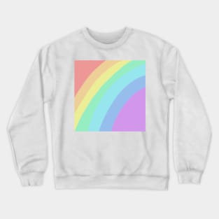 Pastel Rainbow Arch Crewneck Sweatshirt